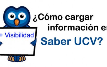 Manual para cargar información en el repositorio Saber UCV