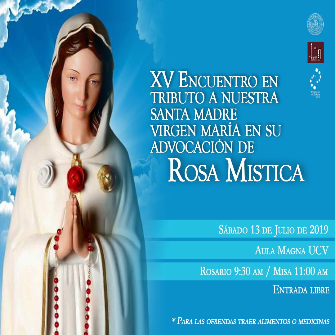 XV Encuentro con la Virgen María, Rosa Mística