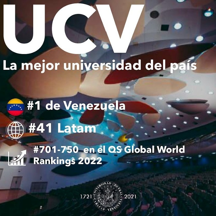 UCV sigue siendo la No. 1 de Venezuela