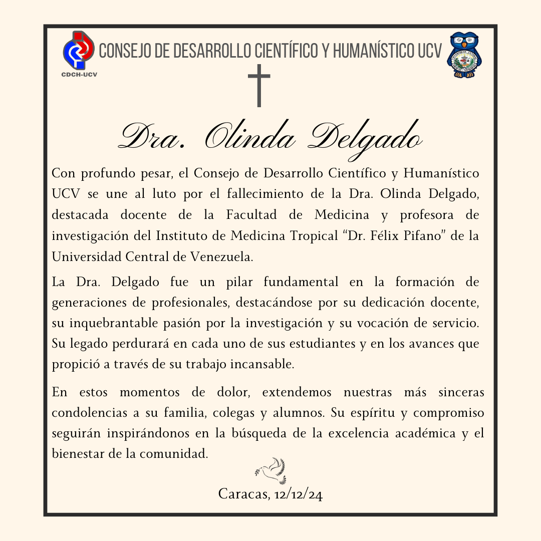 Obituario Profesora Olinda Delgado