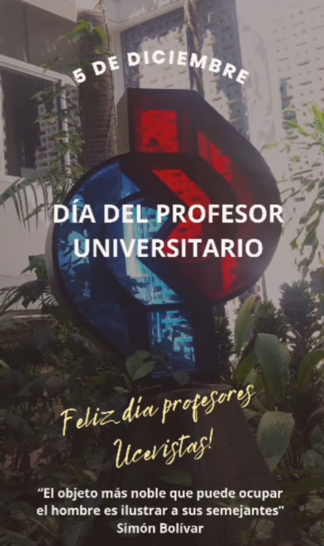 DÍA DEL PROFESOR UNIVERSITARIO